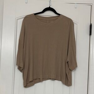 American Eagle Women's Brown short Sleeve Top